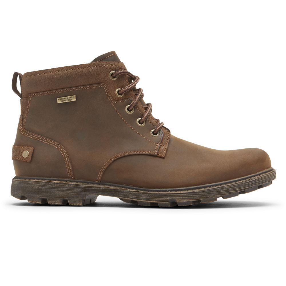 Botas Rockport Homem Marrom - Rugged Bucks 2 Chukka - 34082FPWL